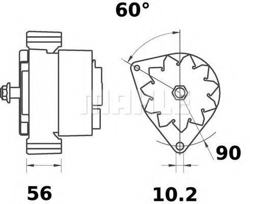 DEUTZ 01183439 Генератор