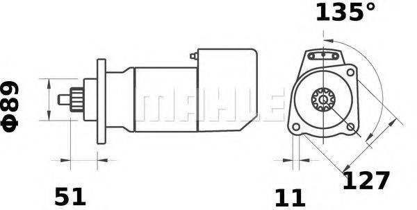 MAHLE ORIGINAL MS 587