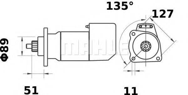 DEUTZ 0117 4635 Стартер