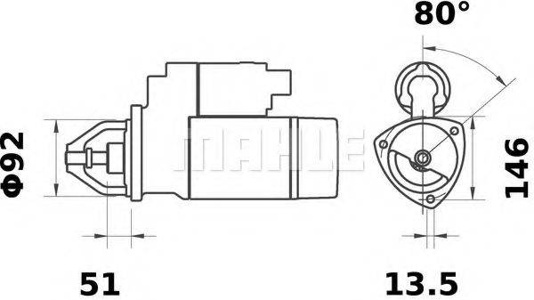 MAHLE ORIGINAL MS 558