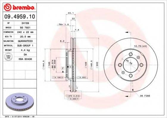 BRECO BS 7921