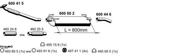 ERNST 340021 Система випуску ОГ