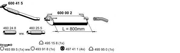 ERNST 340023 Система випуску ОГ