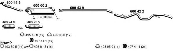 ERNST 340025 Система випуску ОГ
