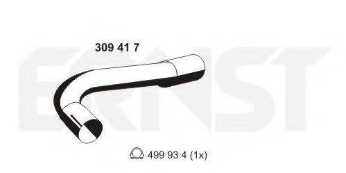BOSAL 700175 Труба вихлопного газу