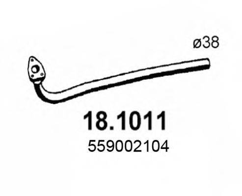 IMASAF 34.27.01 Труба вихлопного газу