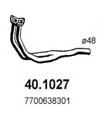 ASSO 401027 Труба вихлопного газу
