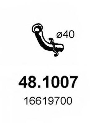ASSO 481007 Труба вихлопного газу