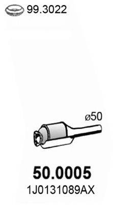 WALKER 25550 Каталізатор
