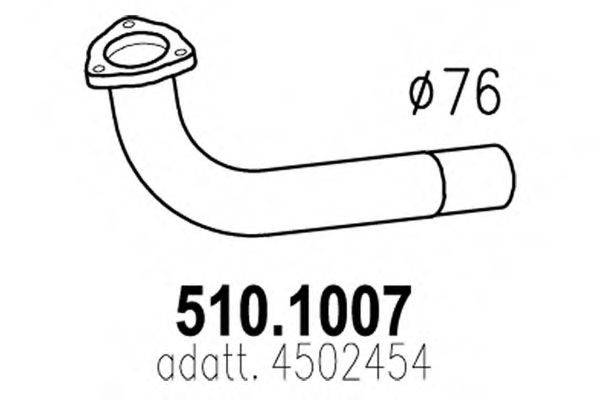 IMASAF 75.47.01 Труба вихлопного газу