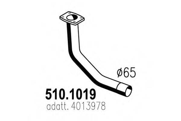 IMASAF 75.39.01 Труба вихлопного газу