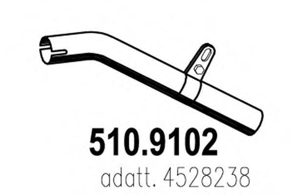 IMASAF 75.39.08 Труба вихлопного газу