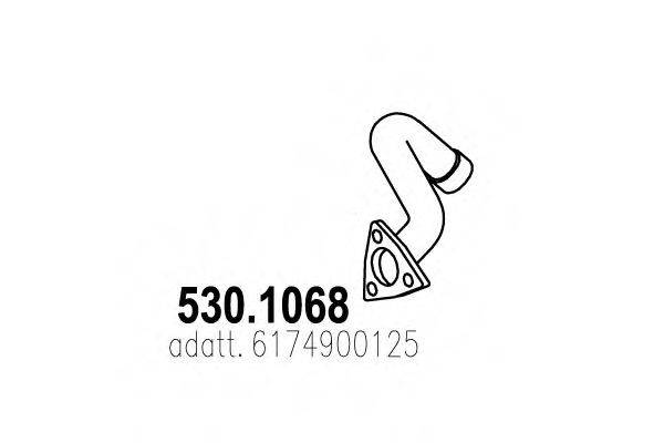 DINEX 51184 Труба вихлопного газу