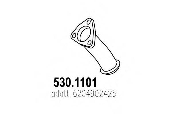 ASSO 5301101 Труба вихлопного газу