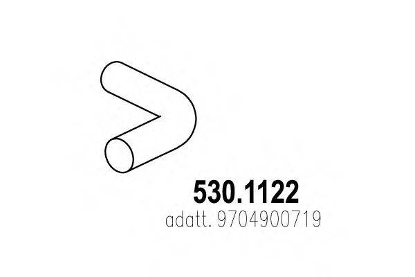DINEX 53280 Труба вихлопного газу