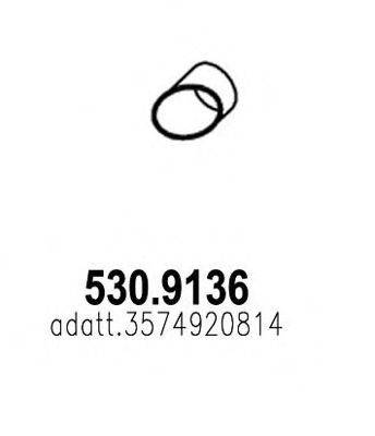 DINEX 54645 Труба вихлопного газу