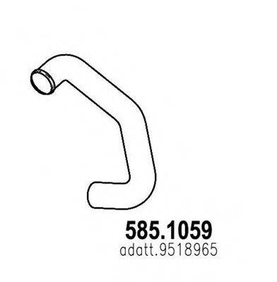 DINEX 81245 Труба вихлопного газу