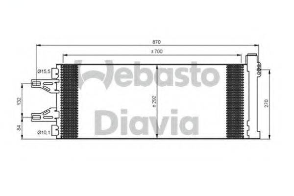 WEBASTO tsp0225680 Конденсатор, кондиціонер