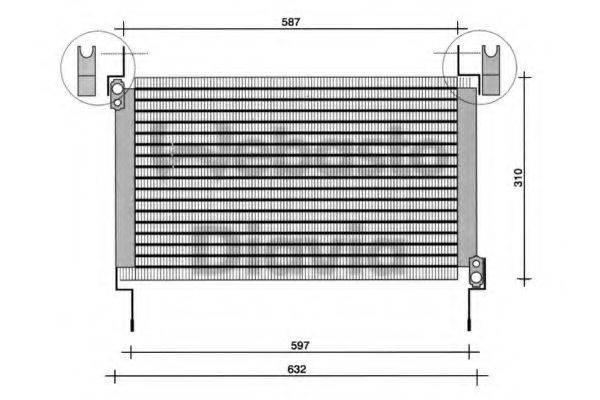WEBASTO TSP0225006 Конденсатор, кондиціонер