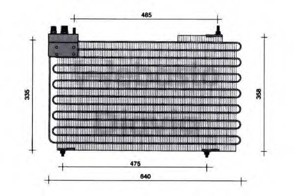 WEBASTO TSP0225020 Конденсатор, кондиціонер