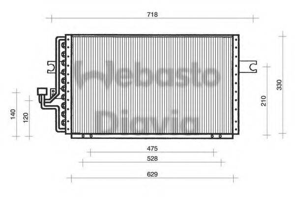 WEBASTO TSP0225033 Конденсатор, кондиціонер