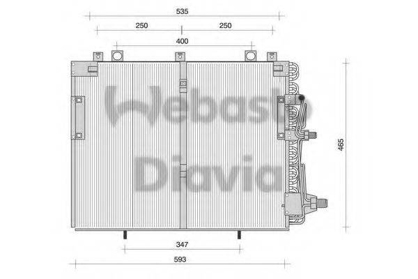 WEBASTO TSP0225036 Конденсатор, кондиціонер