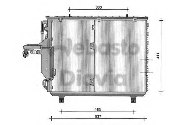 WEBASTO TSP0225041 Конденсатор, кондиціонер