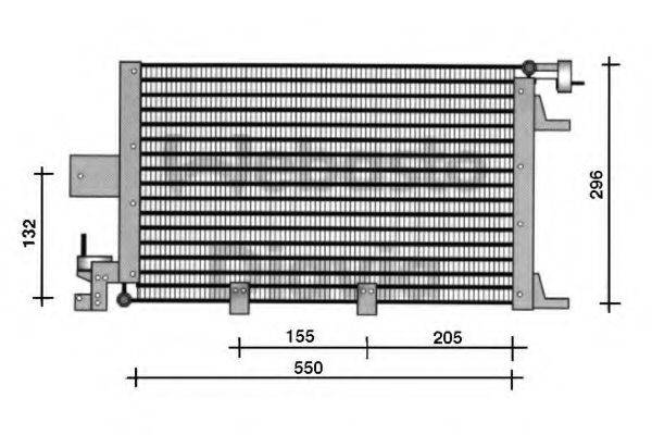 WEBASTO TSP0225053 Конденсатор, кондиціонер