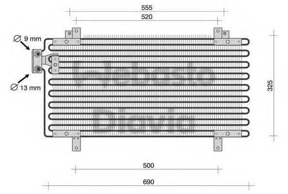 WEBASTO TSP0225059 Конденсатор, кондиціонер
