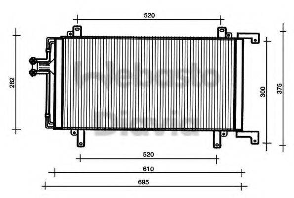 WEBASTO TSP0225060 Конденсатор, кондиціонер