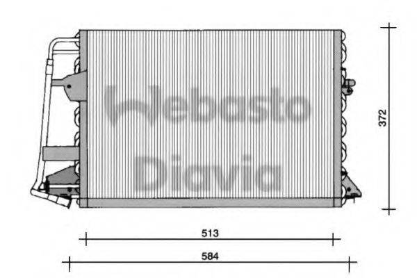 WEBASTO TSP0225099 Конденсатор, кондиціонер