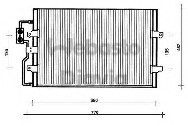 WEBASTO TSP0225110 Конденсатор, кондиціонер