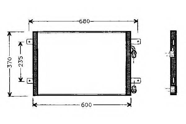 WEBASTO TSP0225152 Конденсатор, кондиціонер