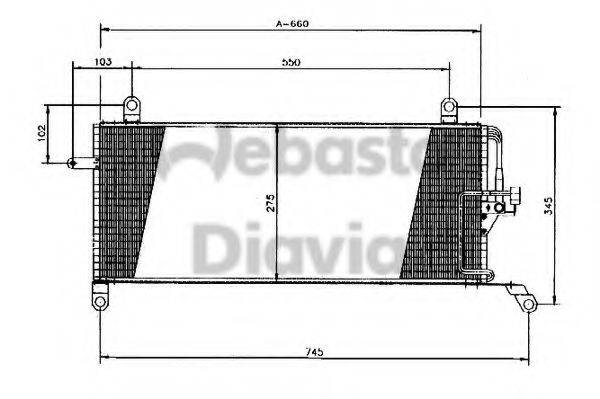 WEBASTO TSP0225161 Конденсатор, кондиціонер