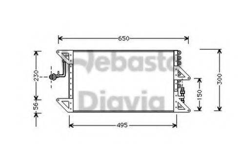 WEBASTO TSP0225162 Конденсатор, кондиціонер