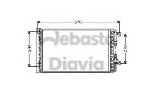 WEBASTO TSP0225166 Конденсатор, кондиціонер