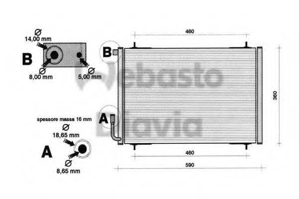 WEBASTO TSP0225199 Конденсатор, кондиціонер