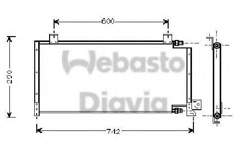 WEBASTO TSP0225248 Конденсатор, кондиціонер