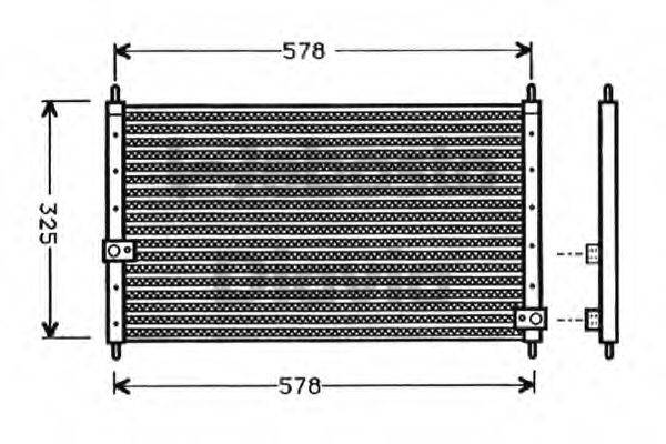 WEBASTO TSP0225280 Конденсатор, кондиціонер