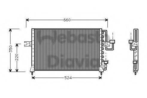 WEBASTO TSP0225284 Конденсатор, кондиціонер