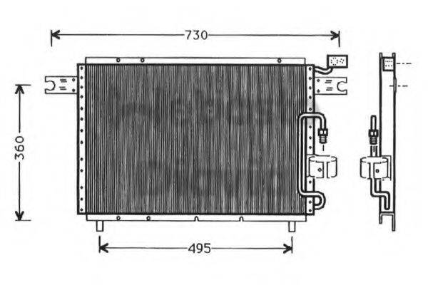 WEBASTO TSP0225291 Конденсатор, кондиціонер