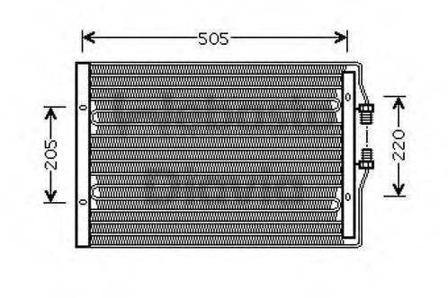 WEBASTO TSP0225293 Конденсатор, кондиціонер