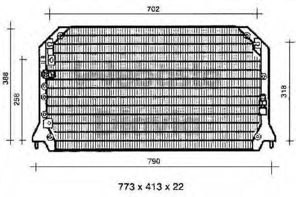 WEBASTO TSP0225310 Конденсатор, кондиціонер
