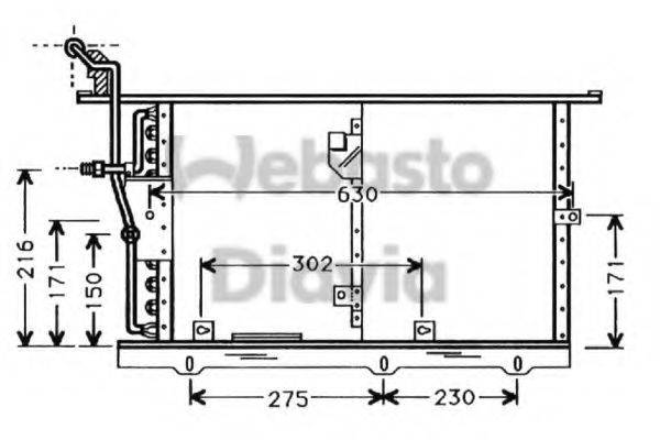 WEBASTO TSP0225322 Конденсатор, кондиціонер