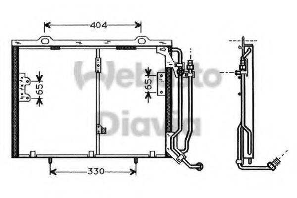 WEBASTO TSP0225328 Конденсатор, кондиціонер