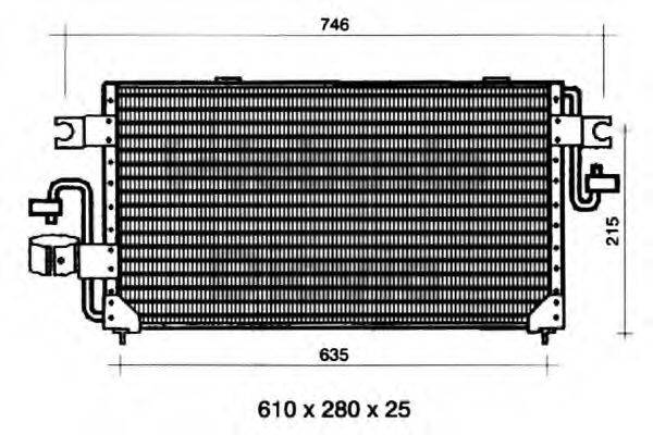 WEBASTO TSP0225340 Конденсатор, кондиціонер