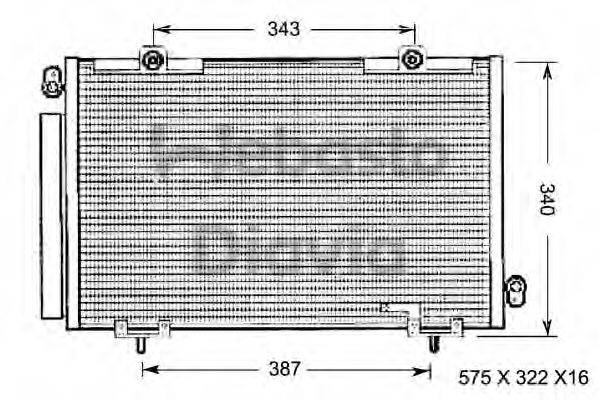 WEBASTO TSP0225384 Конденсатор, кондиціонер