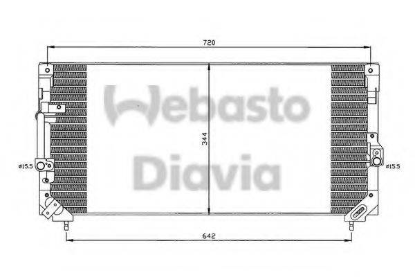 WEBASTO TSP0225387 Конденсатор, кондиціонер