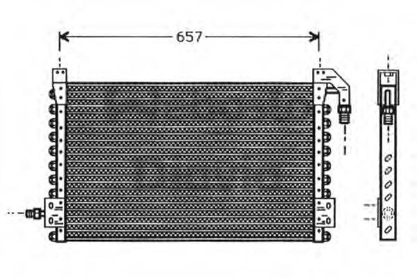 WEBASTO TSP0225397 Конденсатор, кондиціонер