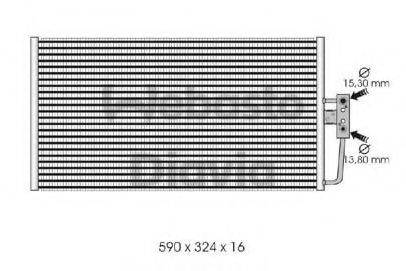 WEBASTO TSP0225410 Конденсатор, кондиціонер